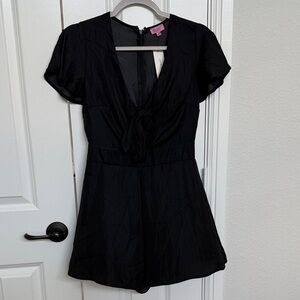 Francesca's Collections Black Jumpsuit